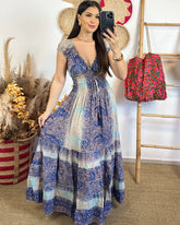 Vestido seda Charlote