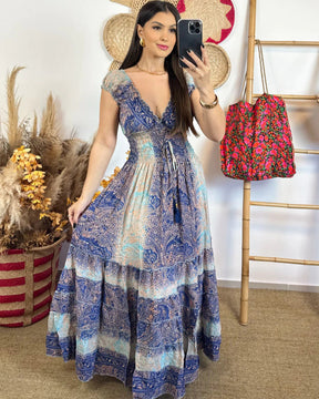 Vestido seda Charlote