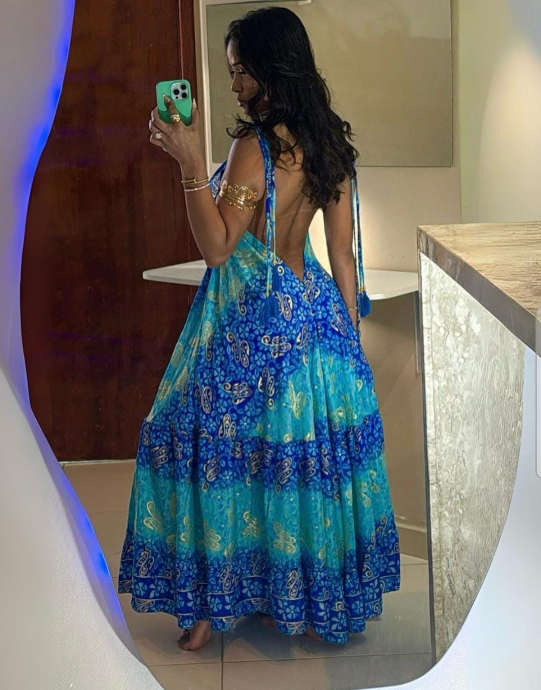 Vestido Seda serei Adriana