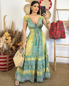 Vestido seda Charlote