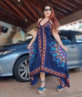 Vestido Trapézio bico Alessandra